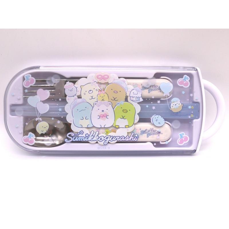 すみっコぐらし スライド式トリオセット ランチマーケット 箸 スプーン