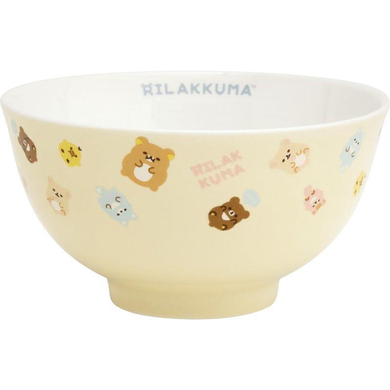 リラックマ ちゃわん みんなでまんぷくまくまく お茶碗 子供用 茶碗