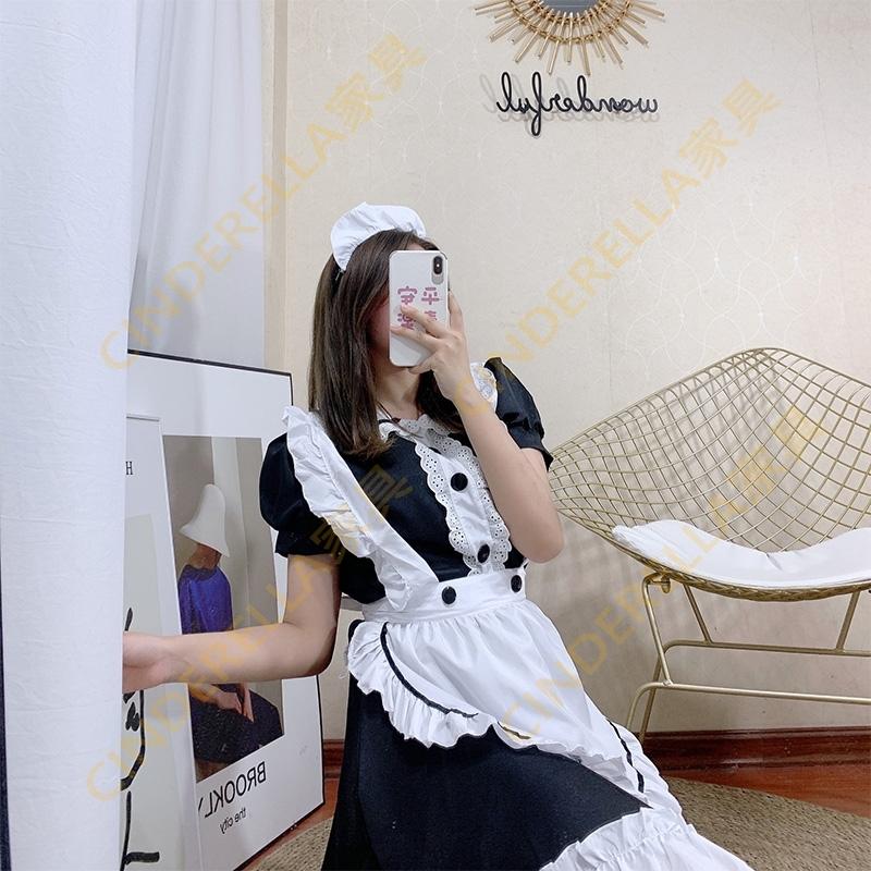 仮装 メイド服 コスプレ ロリータ Lolita レディース ドレス ワンピース エプロン 可愛い 洋風 おしゃれ 美少女 日常 喫茶店 S M L Xl 安いそれに目立つ