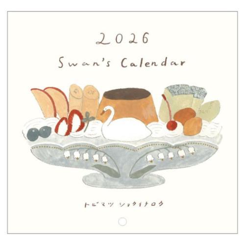 50％OFF】2026 Calendar トビマツショウイチロウ Swan's 壁掛け