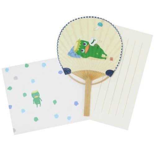 竹ちゃん様✩⋆確認専用ページ メッセージカード グリーティングカード 竹うちわグリーティングカード 一筆箋付きサマー