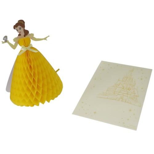 美女と野獣 ベル グリーティングカード ハニカム 多目的カード イエロードレス ディズニープリンセス Apj 12 19cm Apj シネマコレクション ヤフー店 通販 Yahoo ショッピング