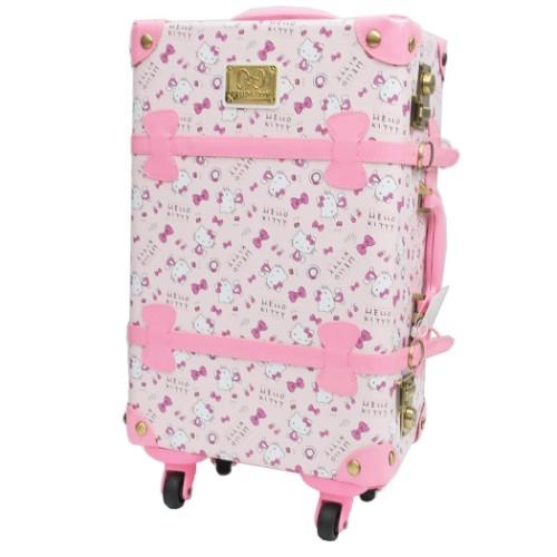 ハローキティ 24インチ キャリーバッグ トランク型 サンリオ スーツケース キャラクター グッズ 機内持ち込み 可能サイズ Tsaロック仕様 Atw Sr697 シネマコレクション ヤフー店 通販 Yahoo ショッピング