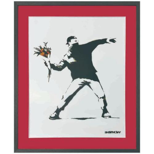 アートフレーム バンクシー Banksy Molotov Limited Edition 額付き