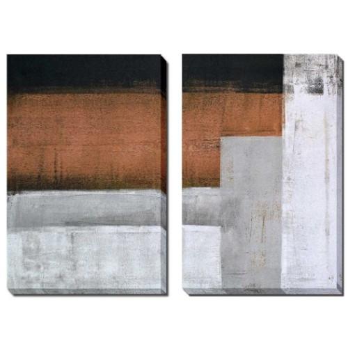 アートパネル Art Panel モダン アート Acrylics and oils background（2枚セット） インテリア ギフト 装飾 美工社 50×75×4cm
