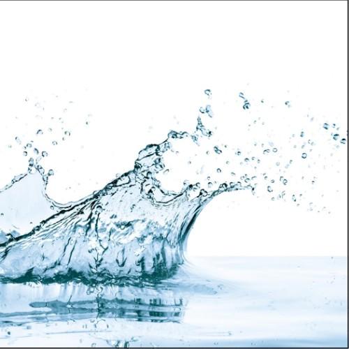 モダン アート アートパネル Art Panel water spiash with reflection isolated（2枚セット） 70×70×4cm フレームレス ギフト 装飾の画像