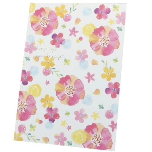 Nami Nami 便箋 レターパッド ふんわりフラワー クローズピン 手紙 便せん ガーリーイラスト Clp Ls シネマコレクション ヤフー店 通販 Yahoo ショッピング