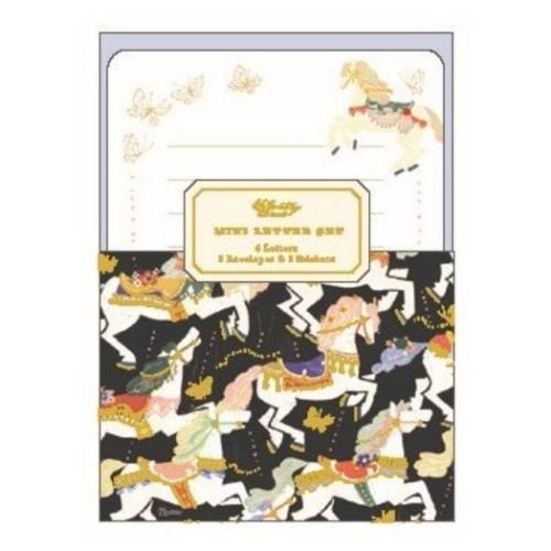 Tomoko Hayashi 手紙セット ミニ レターセット メリーゴーラウンド 大人可愛い ガーリーイラスト グッズ Clp Ls おもしろマニアックグッズの通販店 ブライ開新堂 通販 Yahoo ショッピング