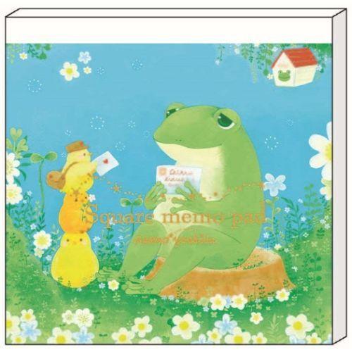 吉田麻乃 メモ帳 スクエアメモパッド カエルとヒヨコの森のお手紙 おしゃれ文具 事務用品 ガーリーイラスト Clp Mm シネマコレクション ヤフー店 通販 Yahoo ショッピング