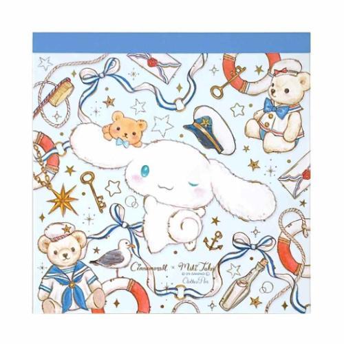 シナモロール サンリオキャラクターズxたけいみき グッズ メモ帳