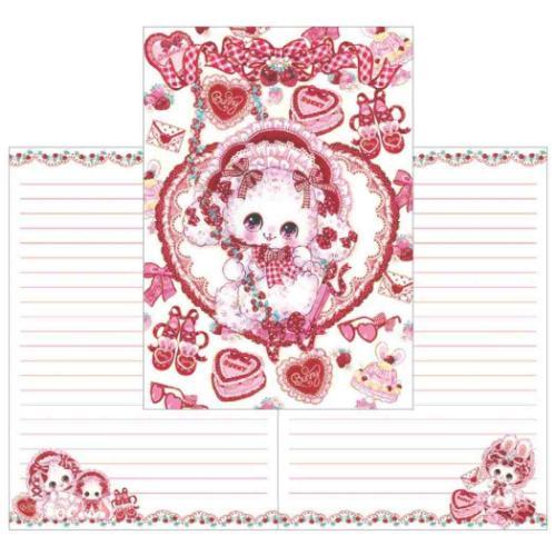 飴ノ森ふみか グッズ 横罫ノート ガーリーイラスト B6ノート