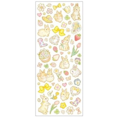 たけいみき シールシート ふち箔 クリアシール ガーリーイラスト イエローラビット クローズピン Clp Us シネマコレクション ヤフー店 通販 Yahoo ショッピング