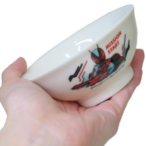 茶碗 仮面ライダーゼッツ 磁器製 ライスボウル 特撮ヒーロー 金正陶器