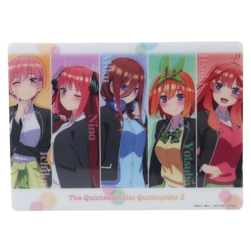 五等分の花嫁 アニメキャラクター 下敷き デスクパッド アニメ 一花 二乃 三玖 四葉 五月 Crx シネマコレクション ヤフー店 通販 Yahoo ショッピング