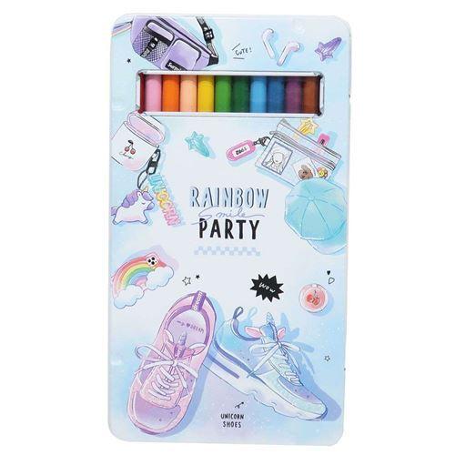 色鉛筆 小学生 子ども キッズ 女の子 缶ケース入り 12色 いろえんぴつ Rainbow Smile 新入学 Crx 1039 シネマコレクション ヤフー店 通販 Yahoo ショッピング