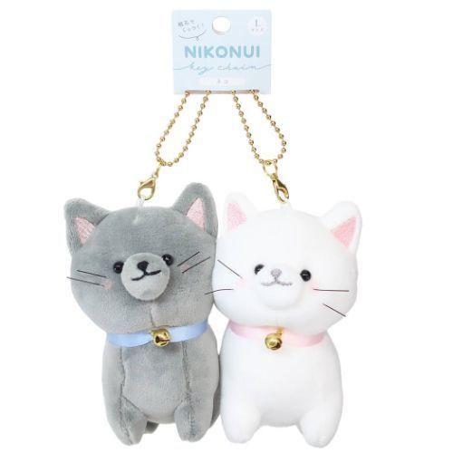 マスコット ボールチェーン ニコぬい キーホルダー Lサイズ ネコ
