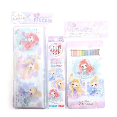 ディズニープリンセス 文房具セット ディズニー キャラクター 14点文具