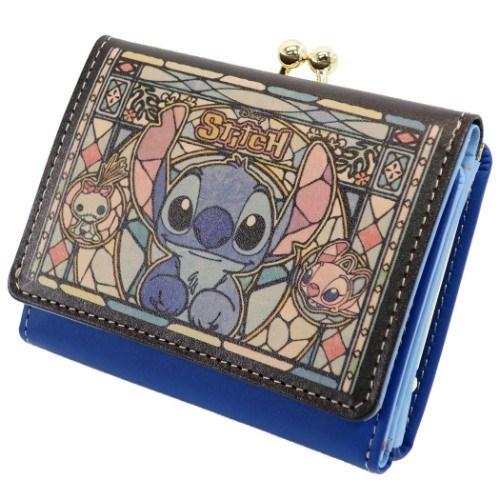 最適な材料 スティッチ グッズ 三つ折りコンパクト財布 キャラクター ミニウォレット ステンドグラスコレクション レビューで送料無料 Www Muslimaidusa Org