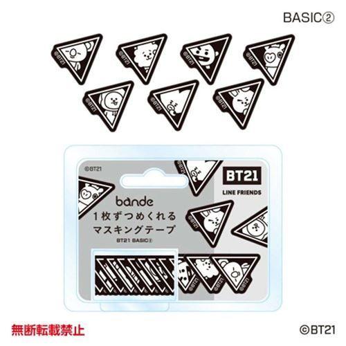 BT21 商品 bande 1枚ずつめくれる マスキングテープ キャラクター