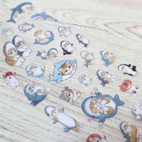 モフサンド グッズ シールシート mofusand キャラクター クリアシール