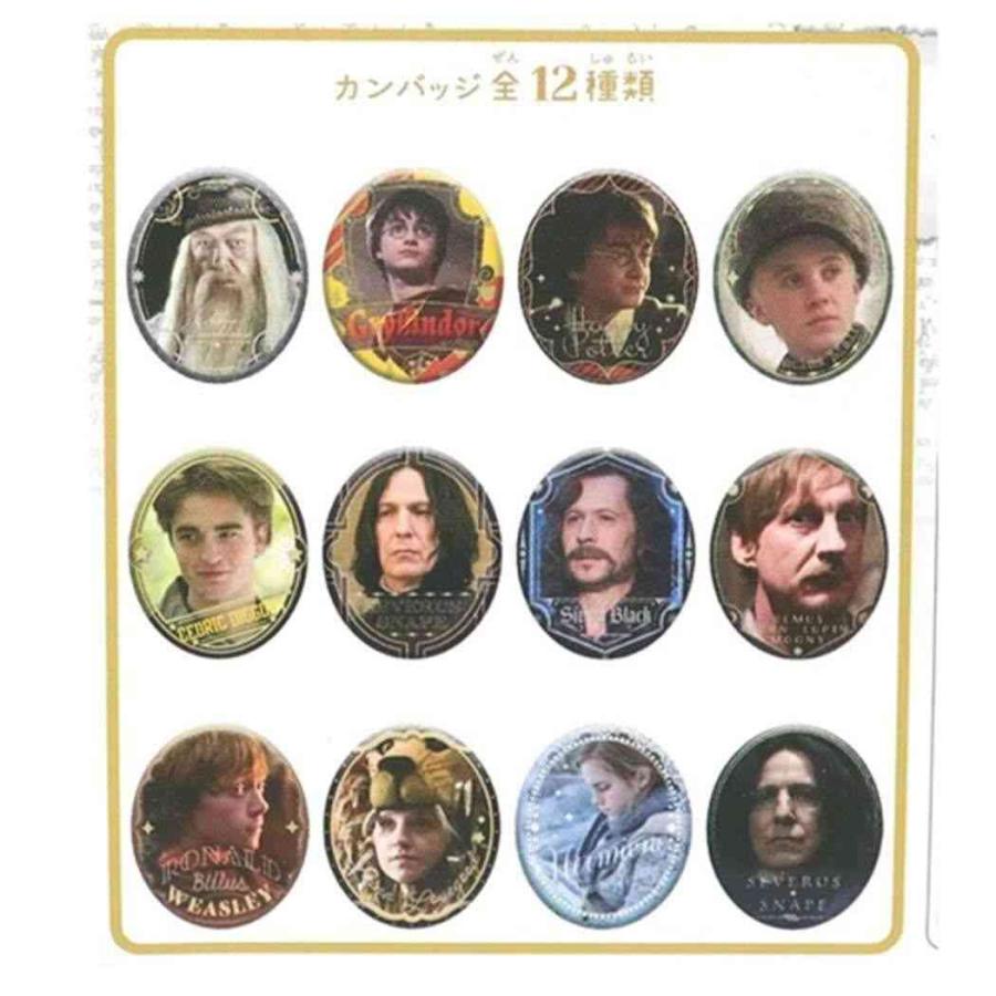 ハリー・ポッター オーバル缶バッジセット　20個セット 缶バッジ 映画キャラクター ハリーポッター オーバル カンバッジ