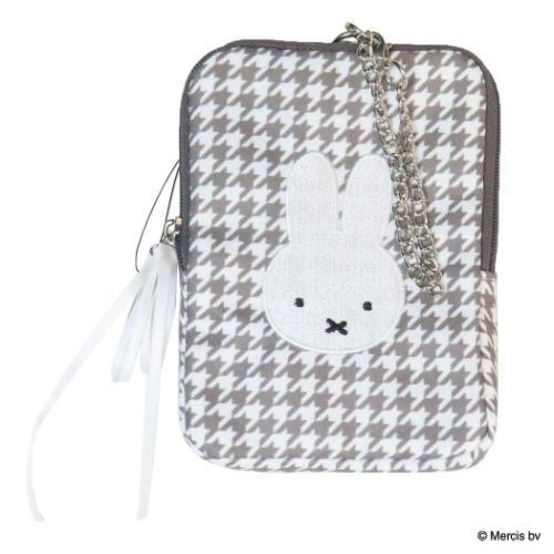 ミッフィー コイン＆パスケース ディックブルーナ 定期入れ 絵本キャラクター Chidori＆Monotone 千鳥格子