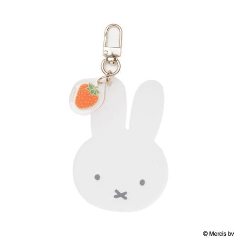 ミッフィー BRUNA BIG FACE アクリルチャーム キーホルダー ホワイト ディックブルーナ 絵本キャラクター