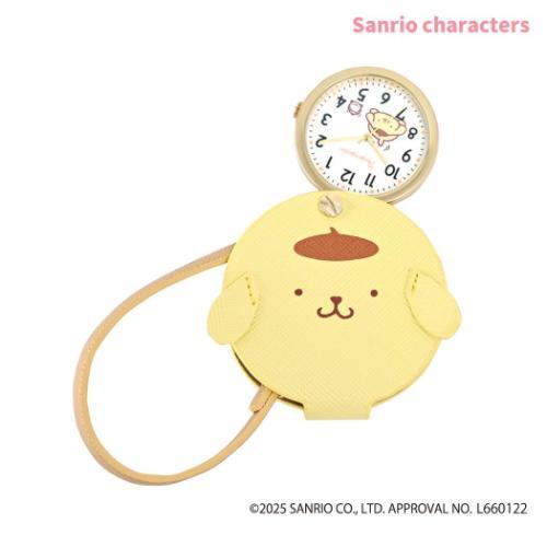 ポムポムプリン フェイスダイカットウォッチS サンリオ キーホルダー