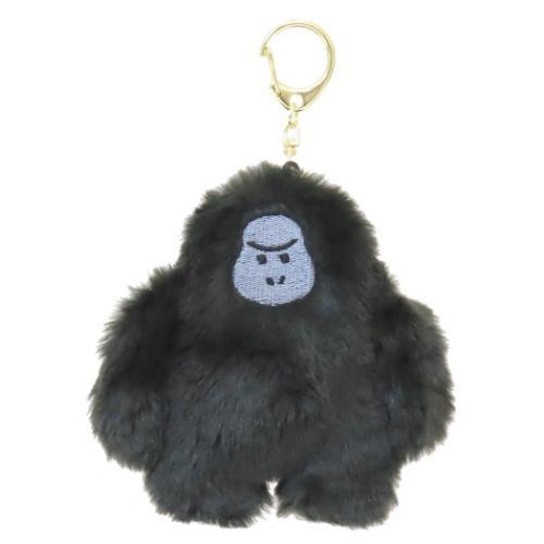 チャーム ファーゴリラ キーリング フレンズヒル ブラック グッズ