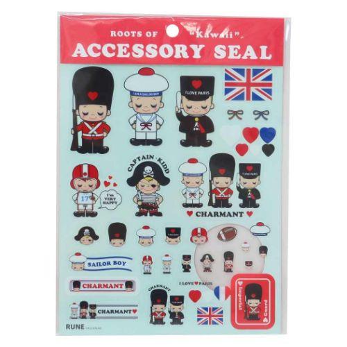 キャラクターシールセット 17シート 内藤ルネ グッズ シールシート キャラクター アクセサリーシール