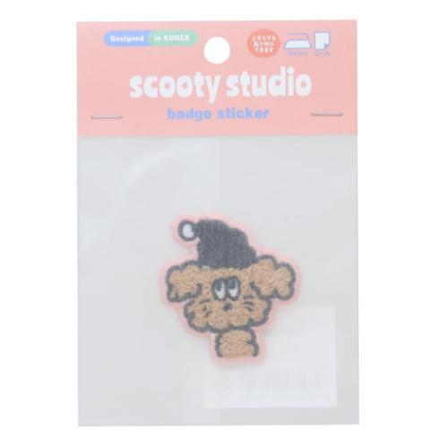 NEIGHBORHOODワッペン4個set　新品未使用　スカーフ付 ワッペン scooty studio ワッペンシール Charlie2 刺繍ステッカー 手芸