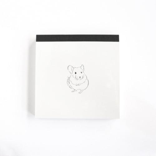 メモ帳 スクエア メモ チンチラ Animal Series アニマル グッズ シンプルイラスト Gfl Gf 446 シネマコレクション ヤフー店 通販 Yahoo ショッピング