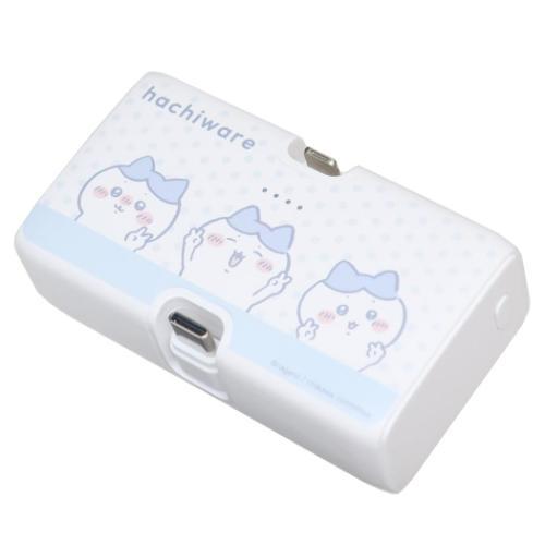 ちいかわ Lightning/Type-Cコネクタ付き リチウムイオン充電器 4000mAh