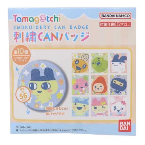 たまごっち 刺繍CANバッジ 全10種 缶バッジ キャラクター バンダイ