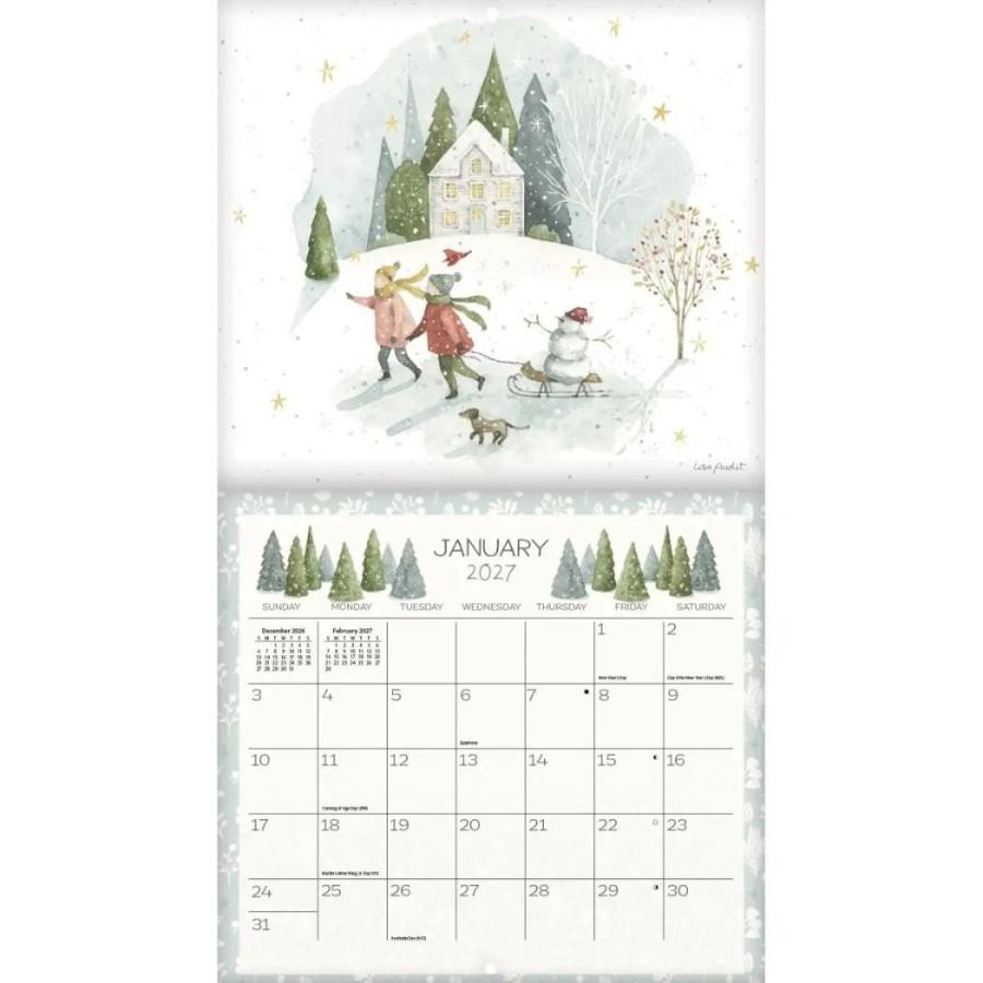 2027 Calendar LANG ラング 壁掛けカレンダー2027年 Blissful Moments