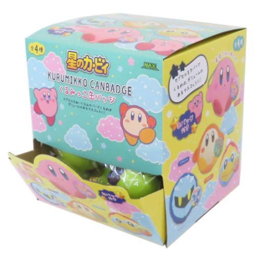 星のカービィ グッズ マスコット キャラクター くるみっこ缶バッジ 全4