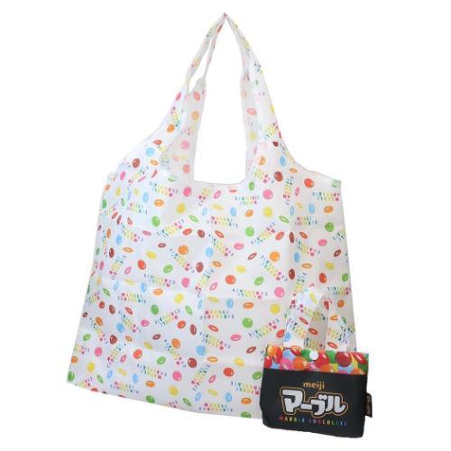 エコバッグ マーブルチョコレート 折りたたみショッピングバッグ お菓子パッケージ BK