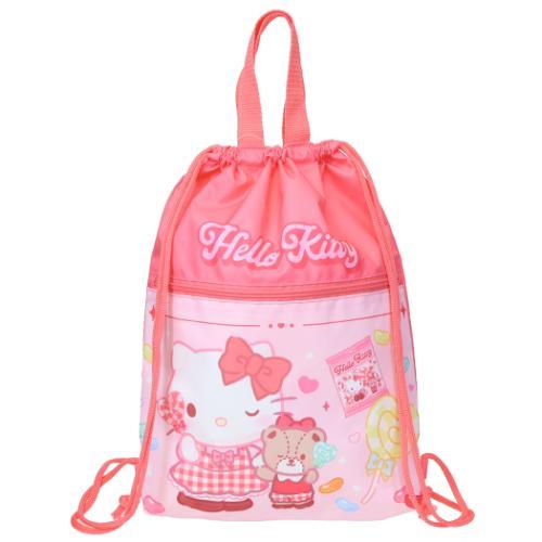 ハローキティ ナップサック 巾着ナップサック ポップキャンディ[学童