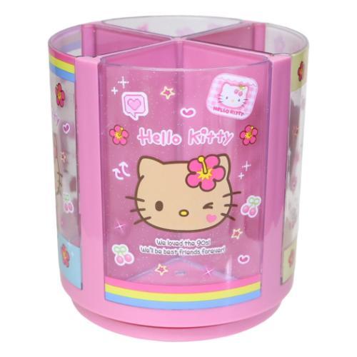 キティ タイニーチャム カオハナ 小物収納 ピンク ペンスタンド