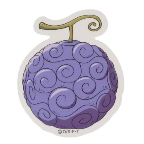 ワンピース 悪魔の実ステッカー ステッカー キャラクター ゴムゴムの実