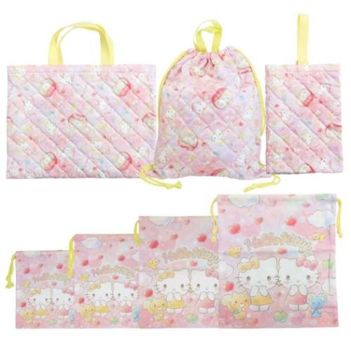 【みっき専用ページ】入園入学グッズ7点 ハローキティ 入学準備 袋 セット 女の子向け 入学入園7点セット