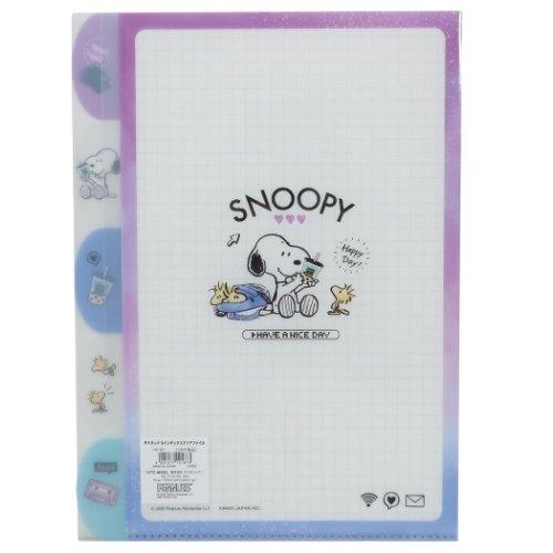 ダイカット 5インデックス クリアファイル スヌーピー ポケットファイル アイコン ピーナッツ カミオジャパン 新学期準備雑貨 Kmo シネマコレクション ヤフー店 通販 Yahoo ショッピング
