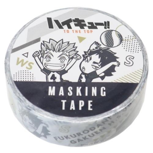ハイキュー 少年ジャンプ アニメキャラクター マスキングテープ 15mm マステ 梟谷学園高校 キャラ Kmo 1875 シネマコレクション ヤフー店 通販 Yahoo ショッピング