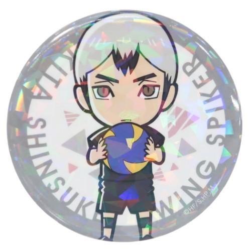 ハイキュー 少年ジャンプ 缶バッジ ホログラム カンバッジ ミニキャラ