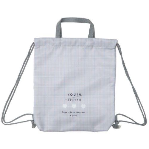 ナップサック 体操服バッグ YOUTH 新入学 カミオジャパン 新学期準備