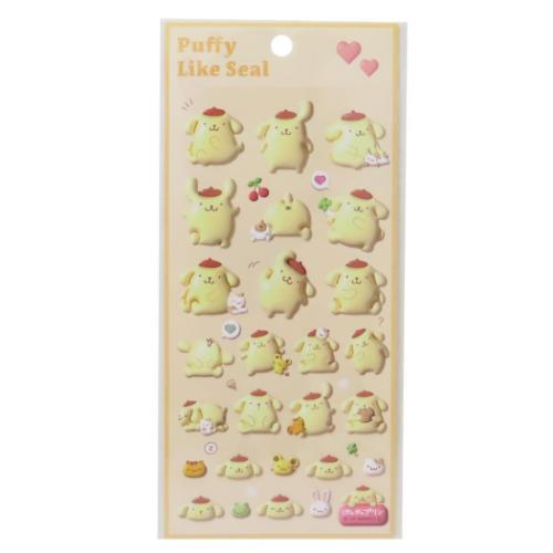 ポムポムプリン グッズ キャラクターシール キャラクター パフィー