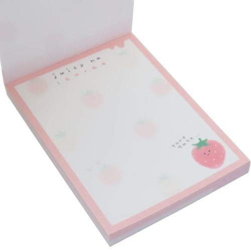 メモ帳 ジューシーないちご ミニミニメモ 新学期準備文具 : おもしろ