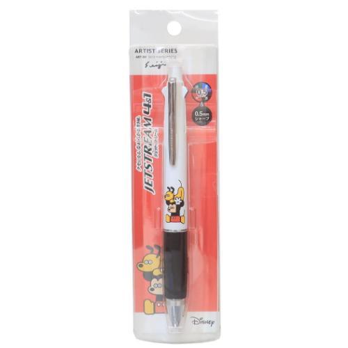 ミッキー＆フレンズ シャープペン＆黒赤青緑4色ボールペン ディズニー