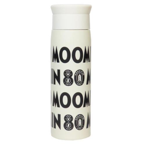 ムーミン ステンレスボトル 500ml 保温保冷水筒 80th LOGO 北欧
