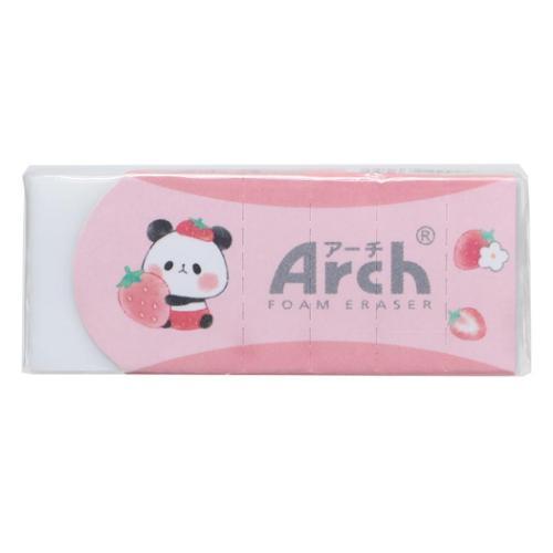 もちもちぱんだ 中学生 かわいい 日本製 けしごむ Arch消しゴム いちご